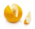 Yellow melon fruit Royalty Free Stock Photo