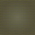 Yellow metal grille honeycomb