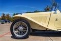 Yellow 1947 MG TC Roadster