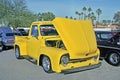 Yellow Mid-1950`s Low Rider Ford Truck