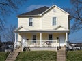 Yellow Midwest Duplex House