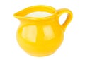 Yellow milk jug