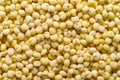 Yellow millet grain texture background Royalty Free Stock Photo