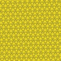 Yellow modern abstract pattern for clothing, fabric, background, wallpaper, wrap, batik Royalty Free Stock Photo
