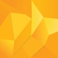Yellow Modern Polygon Texture Illustration. Jpeg Design Geometric Abstract Background Royalty Free Stock Photo