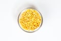 Yellow moong mung dal lentil pulse bean