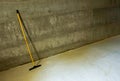 Yellow mop in cellar Royalty Free Stock Photo