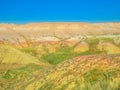 Yellow Mounds at Badlands Royalty Free Stock Photo