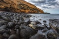 Yellow Mountain beach, Tenerife Royalty Free Stock Photo