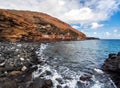 Yellow Mountain (Montana Amarilla) in Costa del Silencio Royalty Free Stock Photo