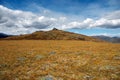 Yellow mountains landscape