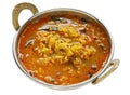 Yellow mung dal curry in kadai Royalty Free Stock Photo