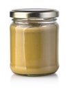 A yellow mustard bottle Royalty Free Stock Photo