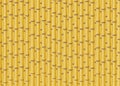 Yellow natural bamboo background, vector illustration