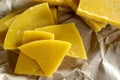 Yellow natural beeswax