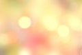 Yellow natural bokeh blurred lights backdrop.Autumn design illustration