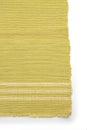 Yellow natural fabric Royalty Free Stock Photo