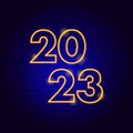 2023 Yellow Neon Year