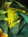 Yellow Nett on camo colours Royalty Free Stock Photo