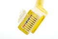 Yellow Network Cable Royalty Free Stock Photo