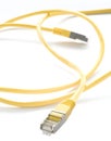 Yellow network cable, Royalty Free Stock Photo