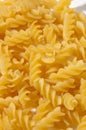 Yellow nice macaroni isolated Royalty Free Stock Photo