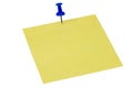 Yellow Note Royalty Free Stock Photo