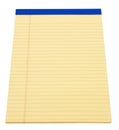 Yellow Note Pad Royalty Free Stock Photo