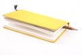 Yellow notebook Royalty Free Stock Photo