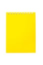 Yellow notebook Royalty Free Stock Photo