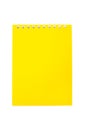 Yellow notebook