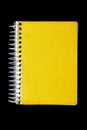Yellow notebook Royalty Free Stock Photo