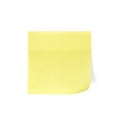 Yellow notepad memo stick
