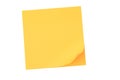 Yellow notepaper Royalty Free Stock Photo