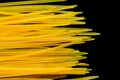 Yellow Nylon Cable Ties Royalty Free Stock Photo