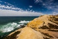 Yellow ochre hills in Portugal