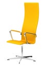 Yellow office chair