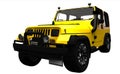 Yellow offroad 4x4 vehicle Royalty Free Stock Photo