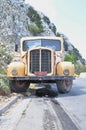 Yellow old truck Royalty Free Stock Photo