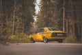 Yellow Opel Manta GT/E