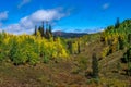 Autumn Colors Around Rabbit Ears Pass in September Royalty Free Stock Photo