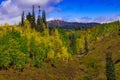 Autumn Colors Around Rabbit Ears Pass in September Royalty Free Stock Photo