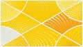 Yellow Orange Comic Book Style Dotted Pattern Background. Royalty Free Stock Photo