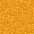 A yellow orange crackling seamless vector pattern Royalty Free Stock Photo