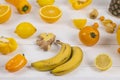 Yellow and orange fruit Royalty Free Stock Photo