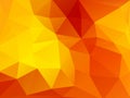 Yellow orange geometric background