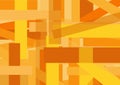 Yellow orange geometrical background abstract art wallpaper