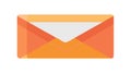 Yellow-Orange Gradient Envelope, symbolizing warm message, vector design Generative AI Royalty Free Stock Photo