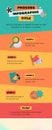 Yellow Orange and Green Bold and Blocky Process Infographic