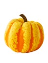 Yellow and orange pumpkin